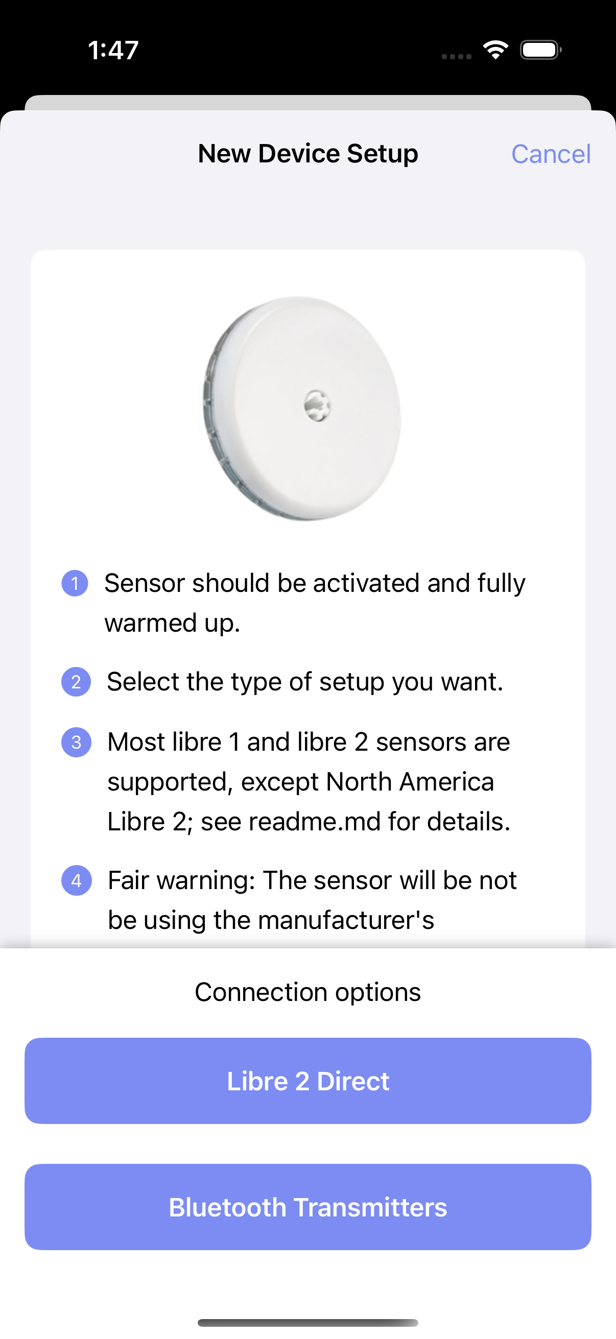 Libre Setup