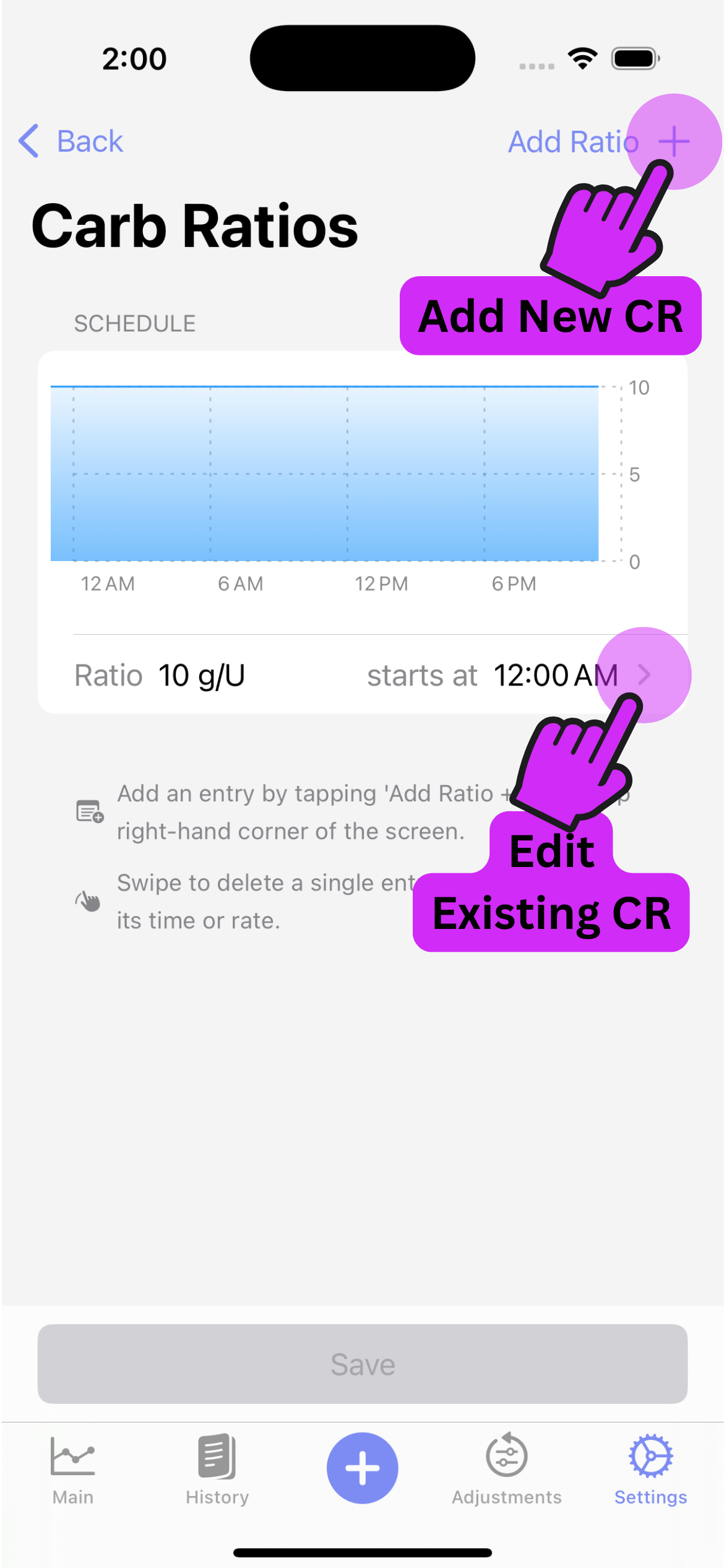 Add Edit CR