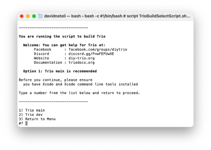 Screenshot: Build Select Script 3