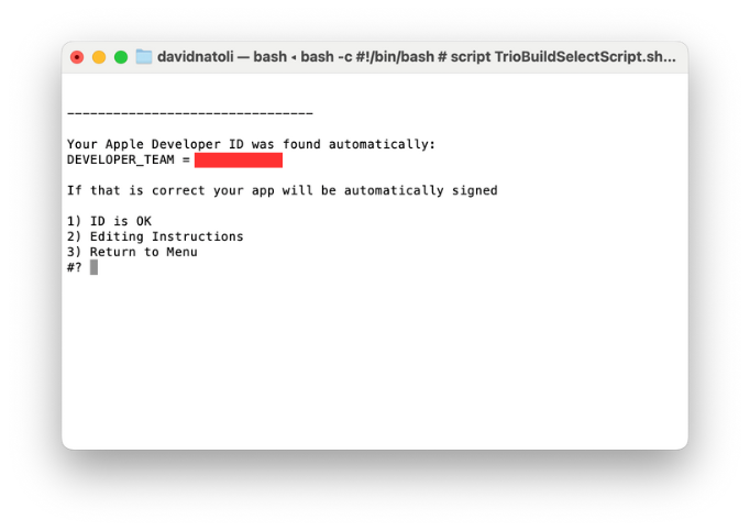 Screenshot: Build Select Script 8
