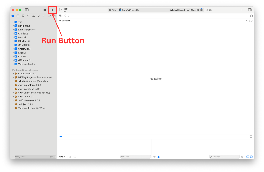 Screenshot: Xcode 2