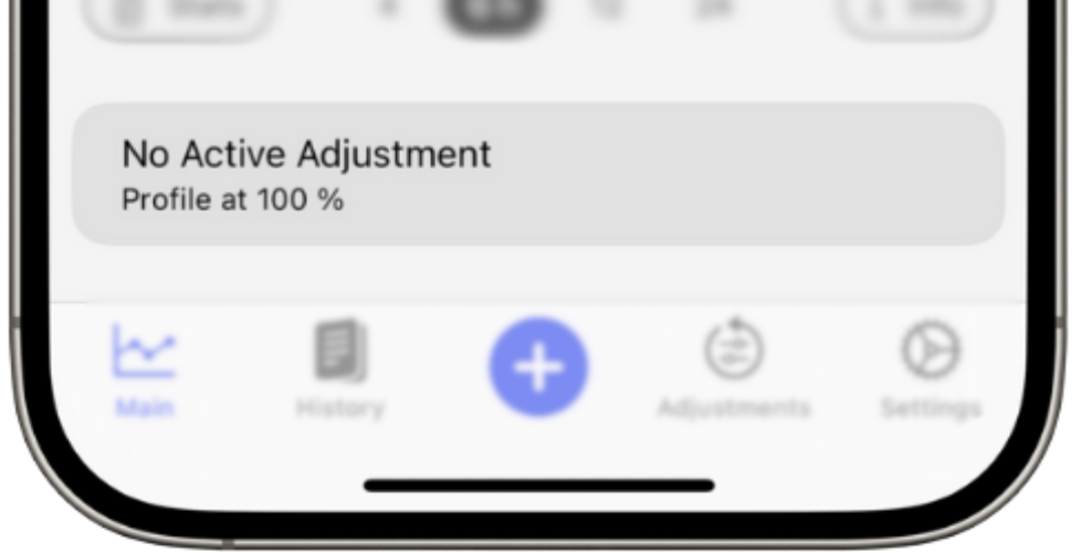 No Active Adjustment